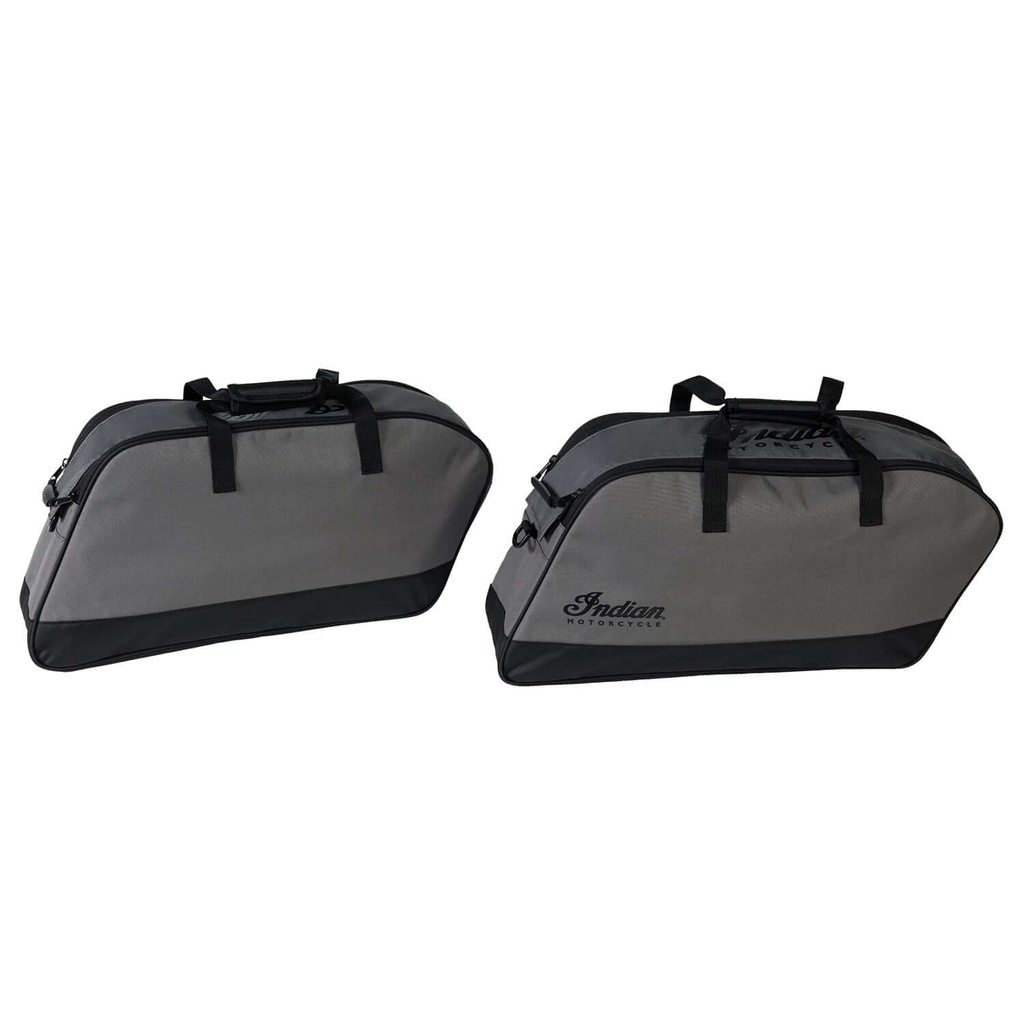 Spirit Lake Saddlebag Liner Travel Bags in Black &amp; Gray, Pair