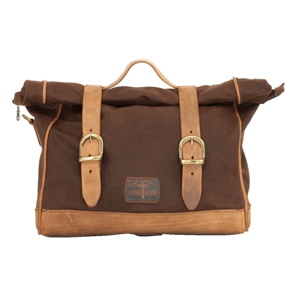 'Old Chopper' Waxed Cotton Saddlebag