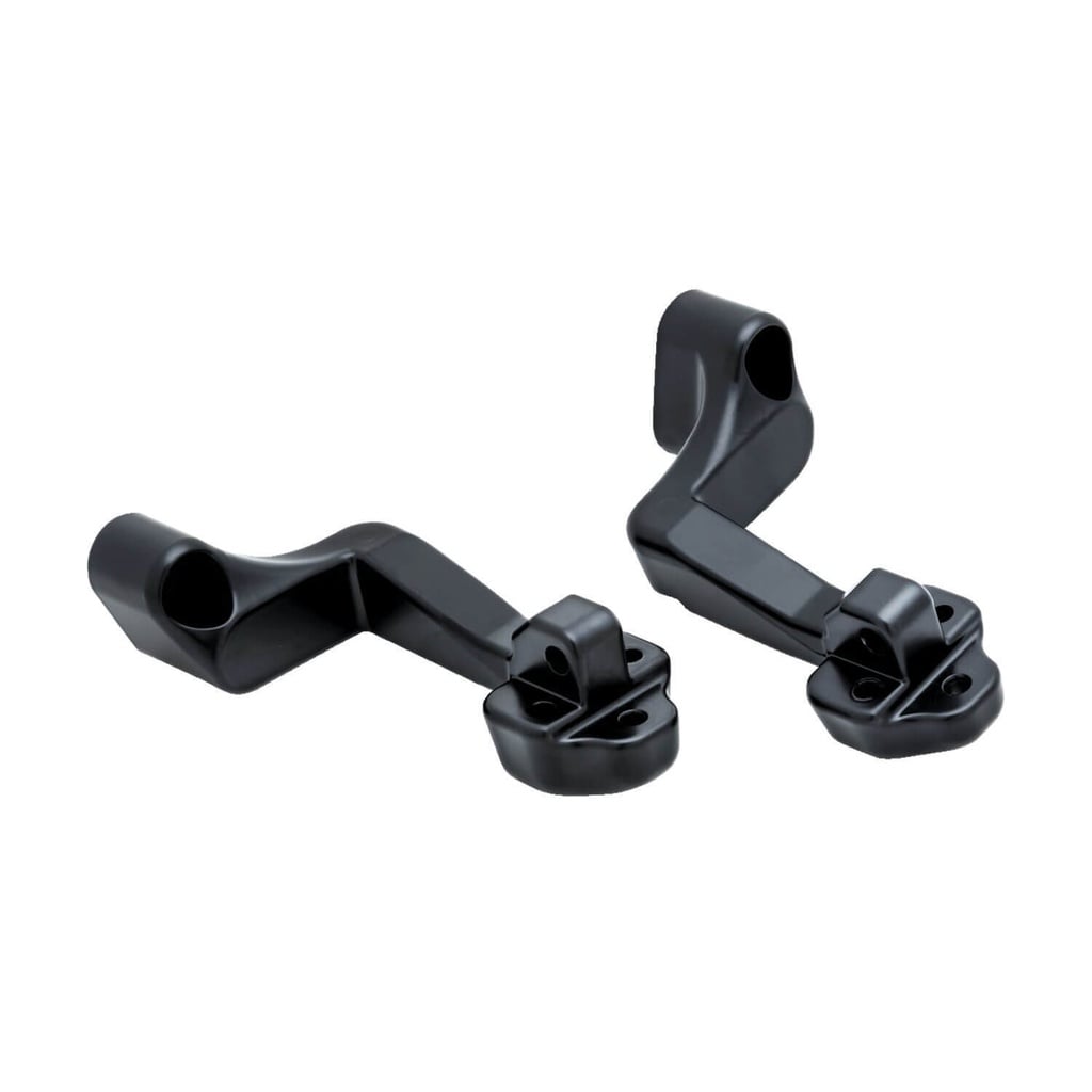 Passenger Board Mounts, Gloss Black