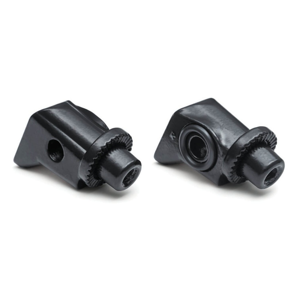 Splined Footage Adapters, Rear, Satin Black