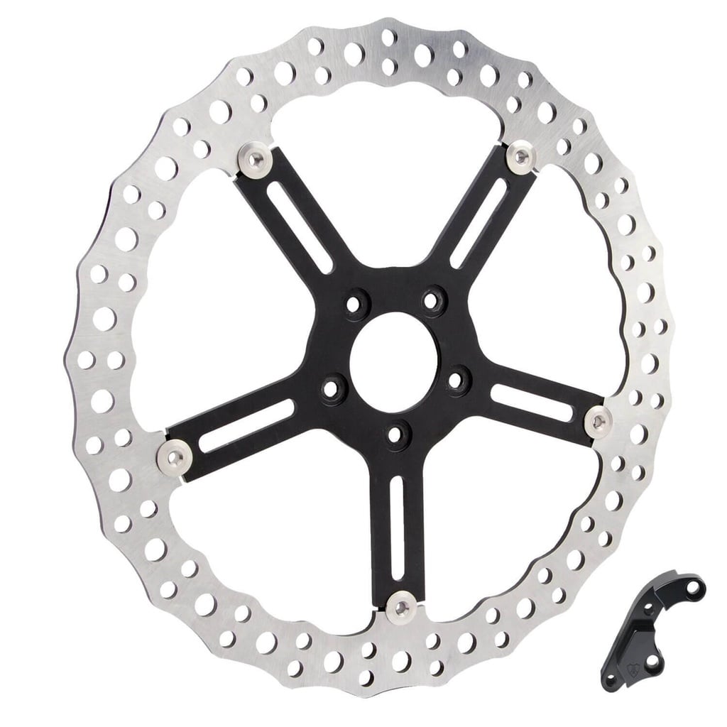 15" Jagged Big Brake Rotors, Hub Mount, Left Side