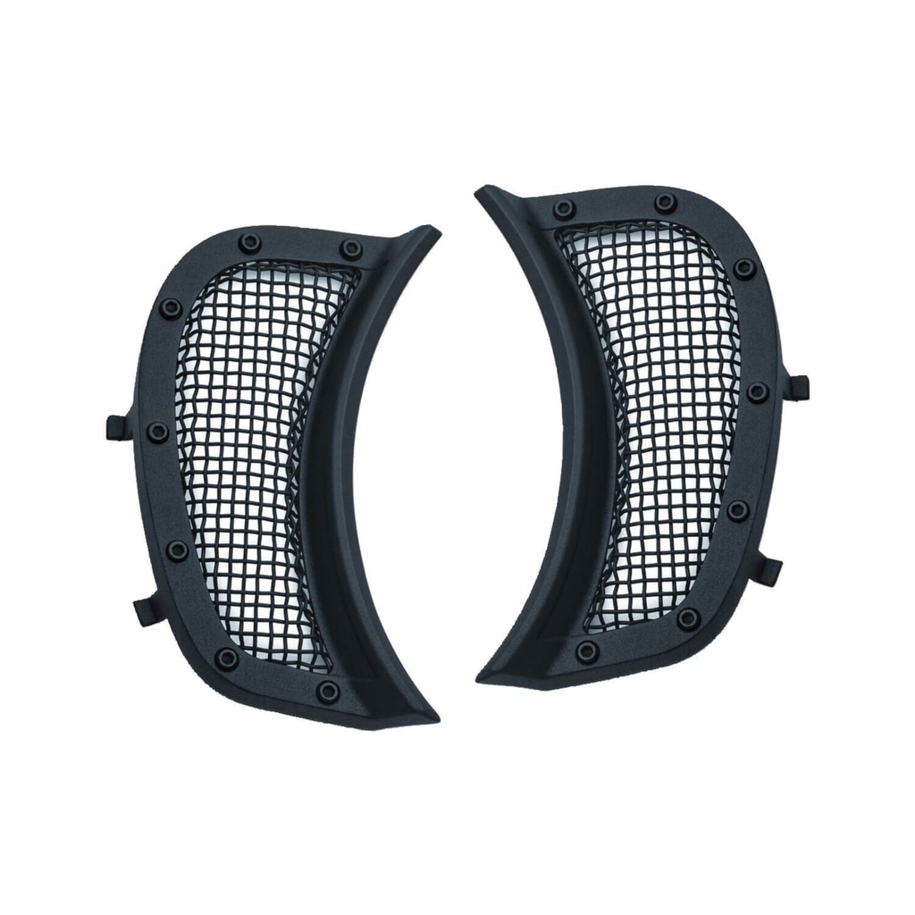 Mesh Headlamp Vent Accent, Satin Black