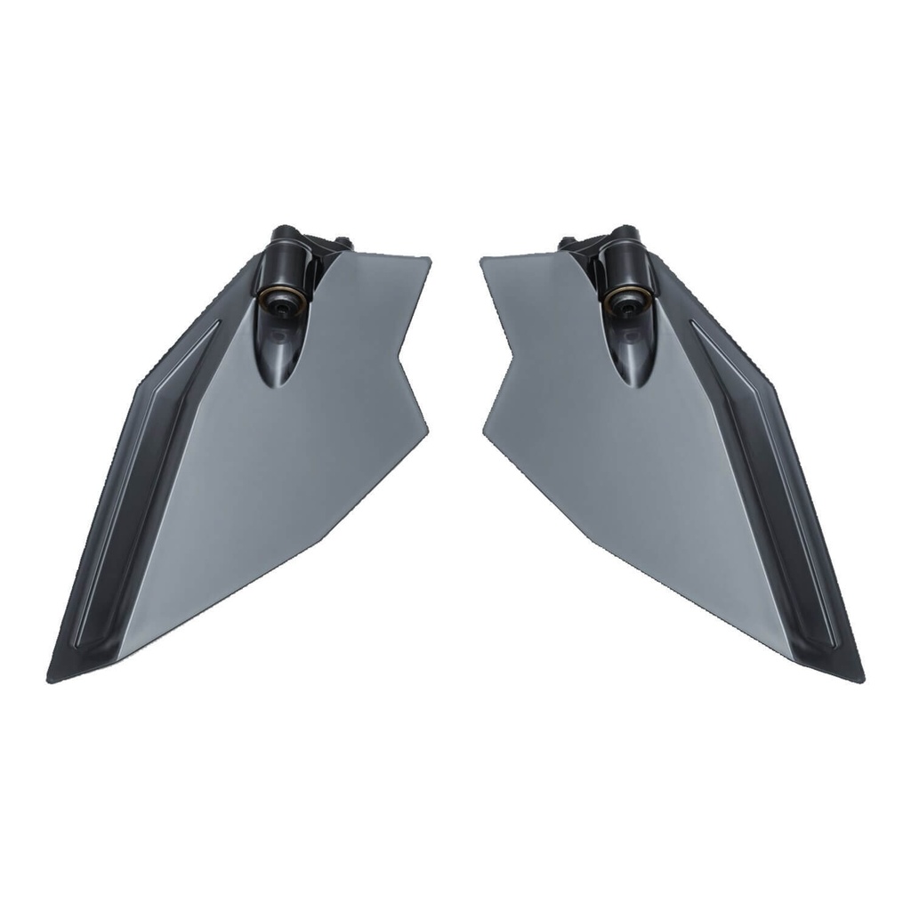 Adjustable Upper Air Deflectors, Dark Smoke