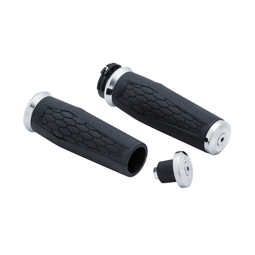 Hex Grips, Chrome