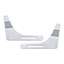 Mount Brackets for Multi-Purpose Backrest, Chrome