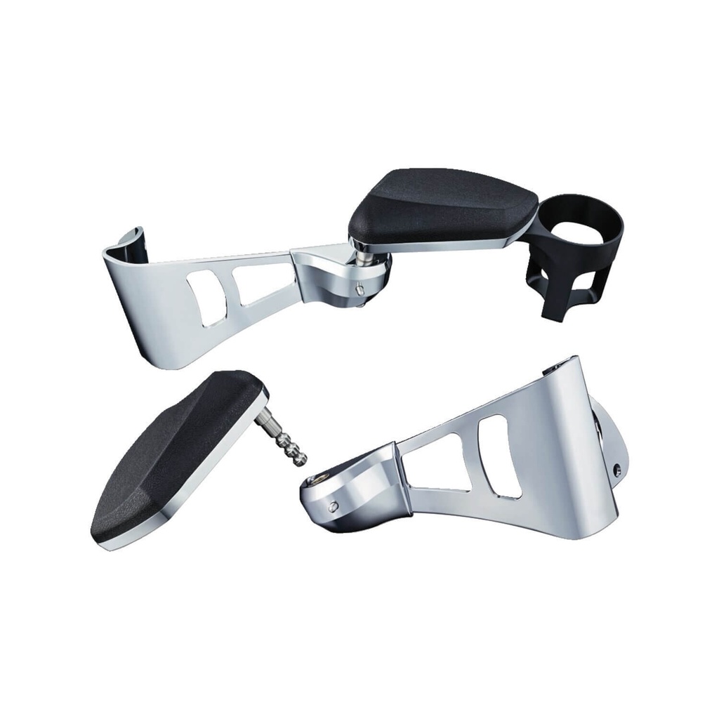 Passenger Armrest Set, Chrome