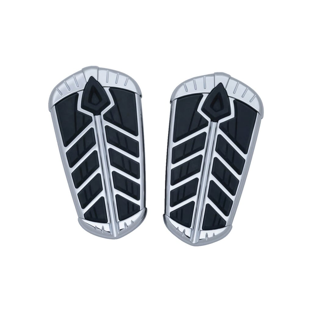 Spear Passenger Floorboard Inserts, Chrome