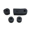 Rider Floorboard Offset Spacer Kit, Black