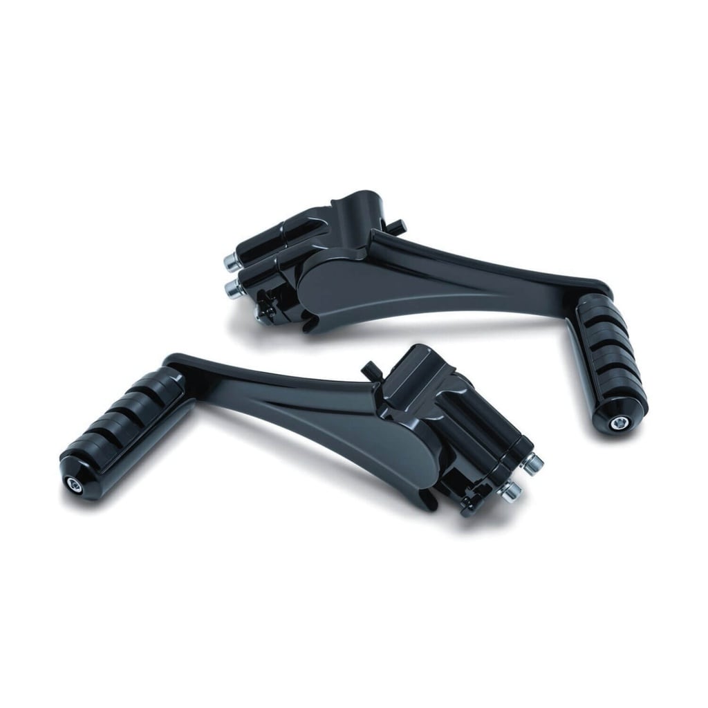 Adjustable Touring Passenger Pegs, Black
