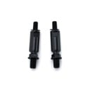 Raised Mirror Mount Adapters, Black
