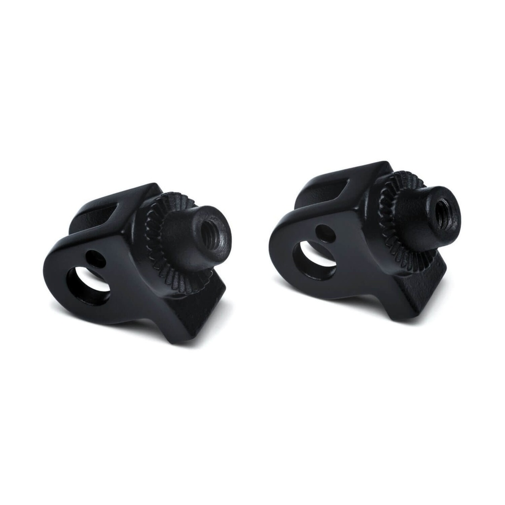 Splined Peg Adapters, Satin Black