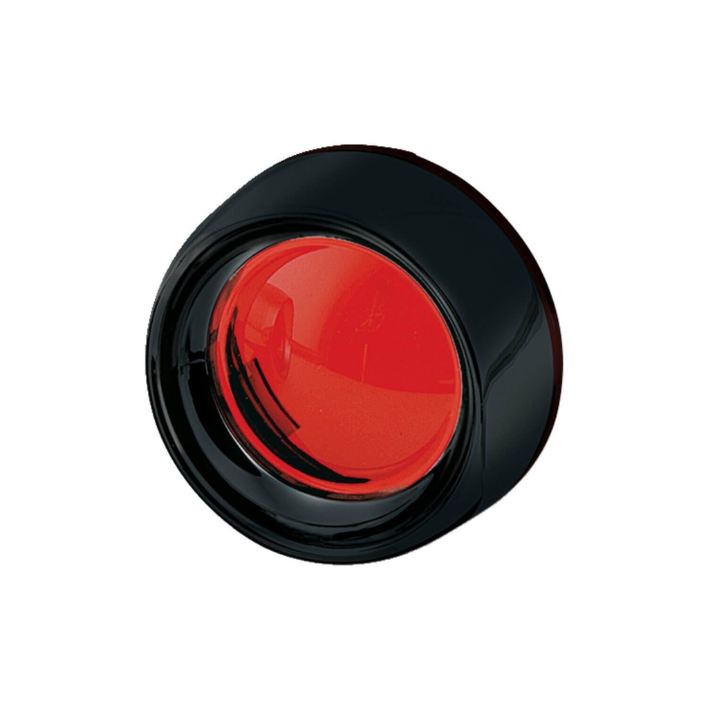 Turn Signal Recessed Trim Rings &amp; Lens Kit, Black