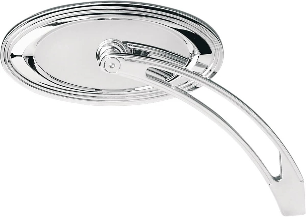 Chrome Mirror, Stepped, Left/Right