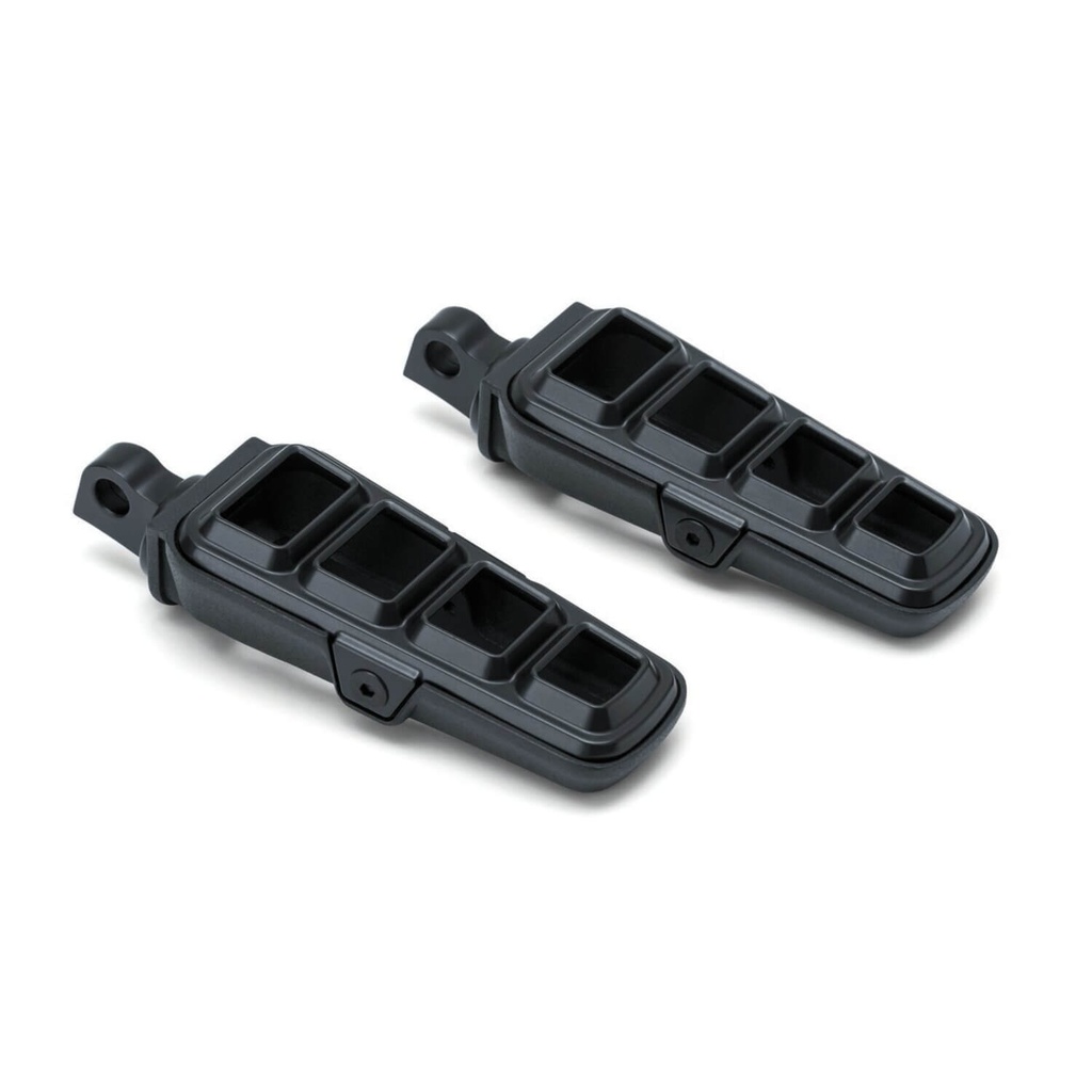 Dillinger Footpegs with Male Mount Adapters, Satin Black