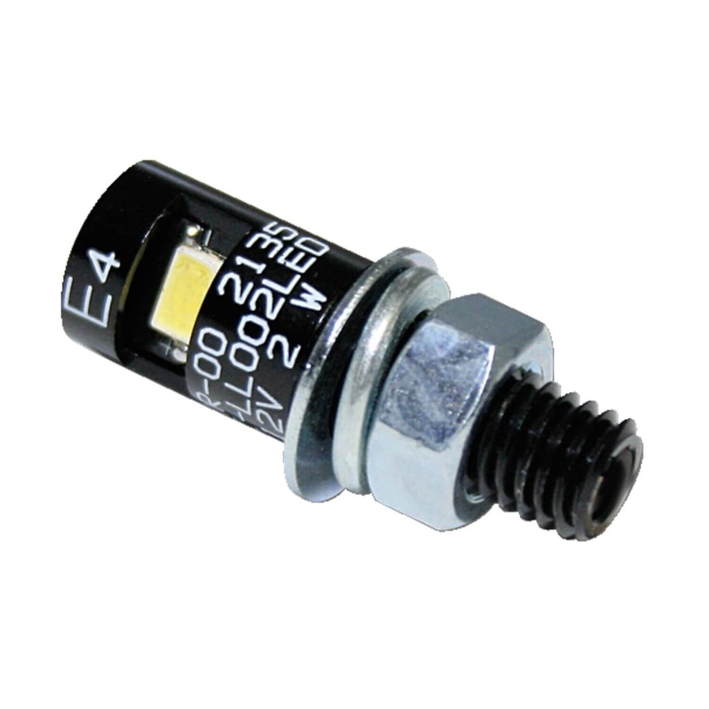 LED License Plate Mount Bolt, Black