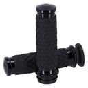 Grip Set, Diamond Contour Air SS, Domed, Black