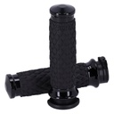 Grip Set, Diamond Contour Air SS, Domed, Black