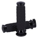 Grip Set, Diamond Contour Air SS, Domed, Black