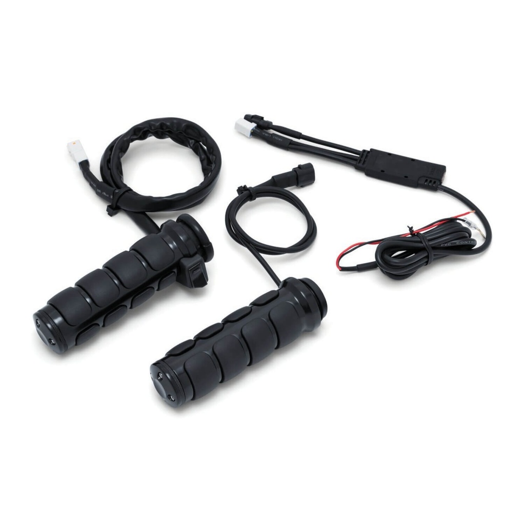 Heated ISO Grips, Gloss Black