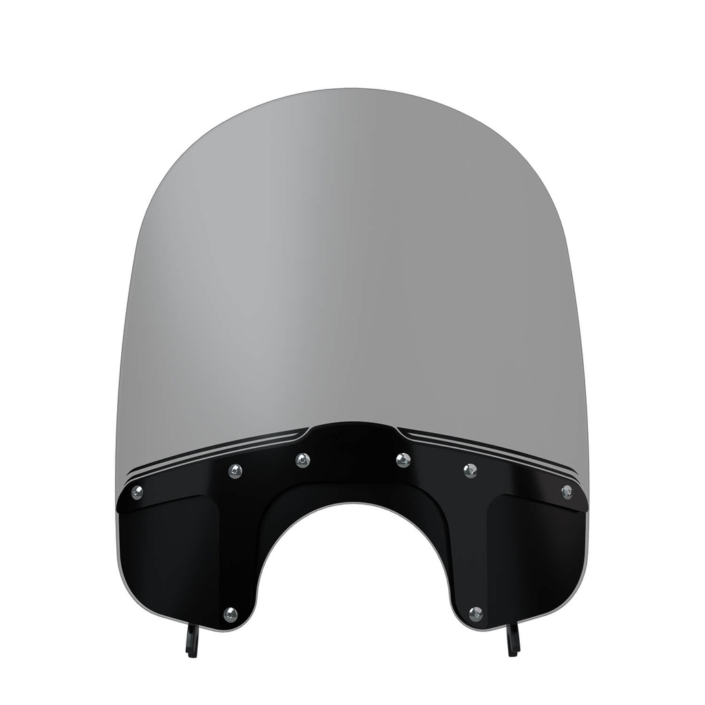 23.8 in. Quick Release Tinted Mid Windshield, Black