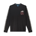 Checkered Graphic Long Sleeve T-Shirt