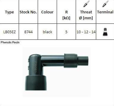 LB05EZ Plugghette, 90-grader