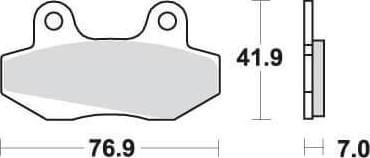 SBS103 Bremseklosser (551) F+B