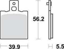 SBS131 Bremseklosser (583) F+B