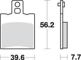 SBS149 Bremseklosser (744) F+B