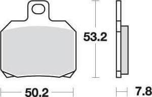 SBS157 Bremseklosser (730) F+B