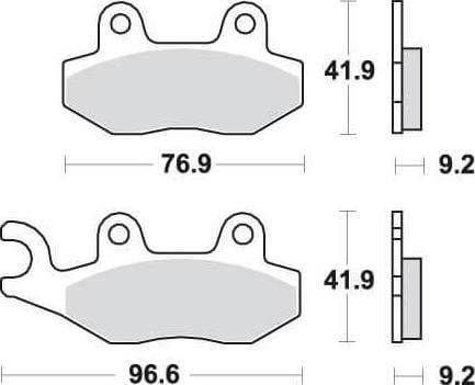 SBS163 Bremseklosser (713)