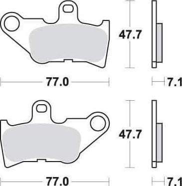 SBS165 Bremseklosser (764)