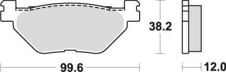 SBS169 Bremseklosser (769)