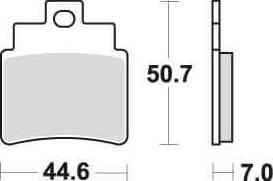 SBS171 Bremseklosser (775) Maxi Carbon