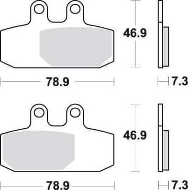 SBS179 Bremseklosser (793) F+B