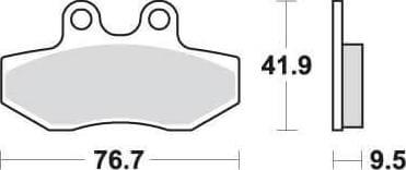 SBS190 Bremseklosser (823)