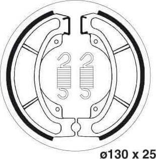 SBS2082 Bremsesko Sett