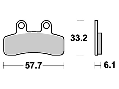 SBS211 Bremseklosser