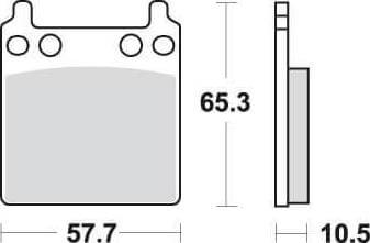 SBS509 Bremseklosser