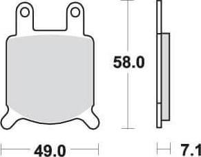 SBS560 Bremseklosser Front