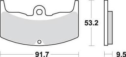 SBS571 Bremseklosser Bak