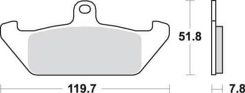 SBS594 Bremseklosser Front