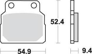 SBS598 Bremseklosser