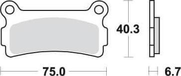 SBS636 Bremseklosser