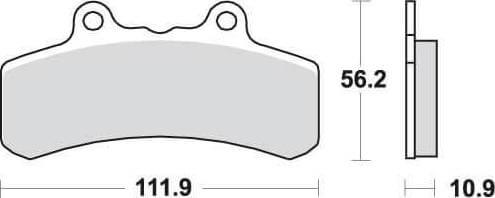 SBS658 Bremseklosser Front