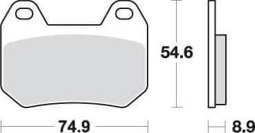 SBS746 Bremseklosser