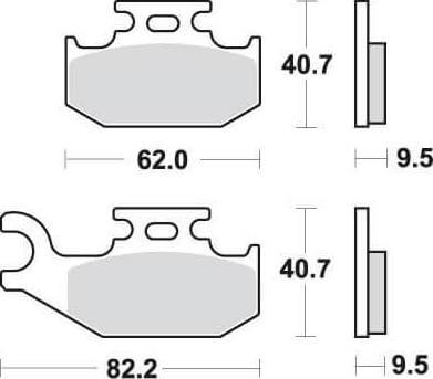 SBS767 Bremseklosser Sinter