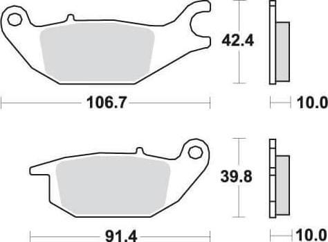 SBS784 Bremseklosser