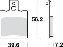 SBS824 Bremseklosser