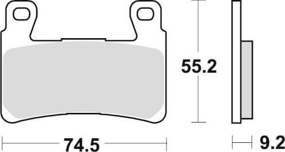 SBS860 Bremseklosser